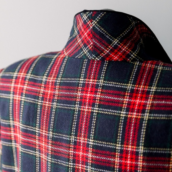 Women's 90's Vintage Plaid Academia Blazer - Picture 10 of 10